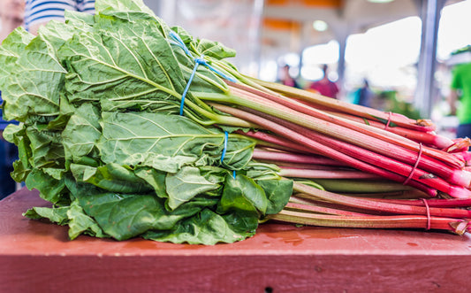 Large bunches Rhubarb - Grown Locally and organic. $7 Bunch
